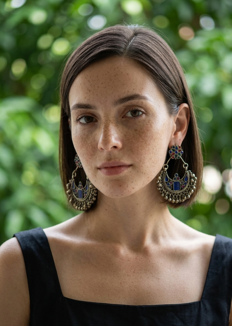 Neel Afghan Earrings