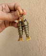 Nemo Brass Earrings