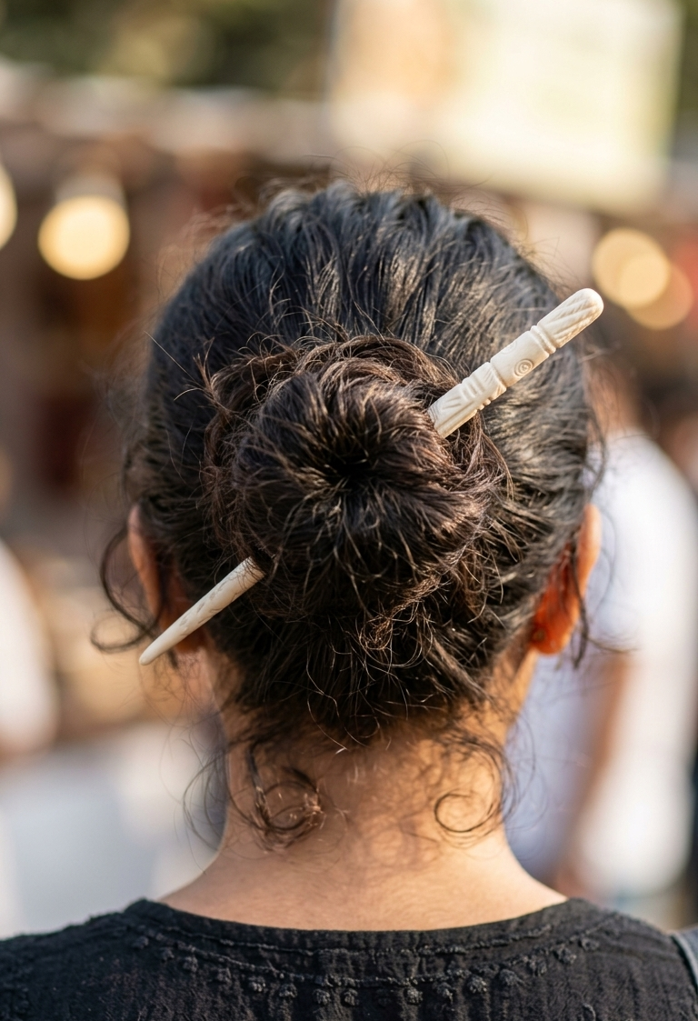 Shreya Hair Bun Juda Stick