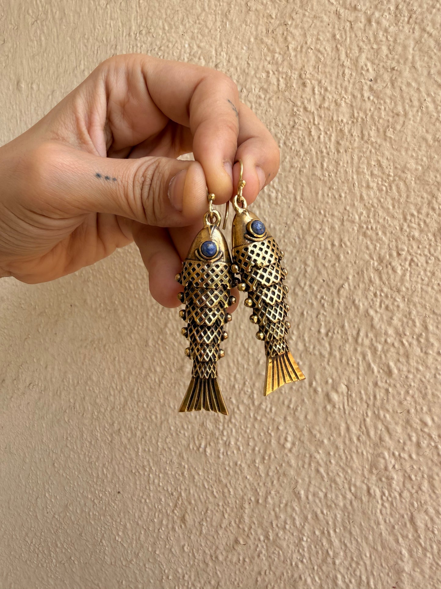 Nemo Brass Earrings