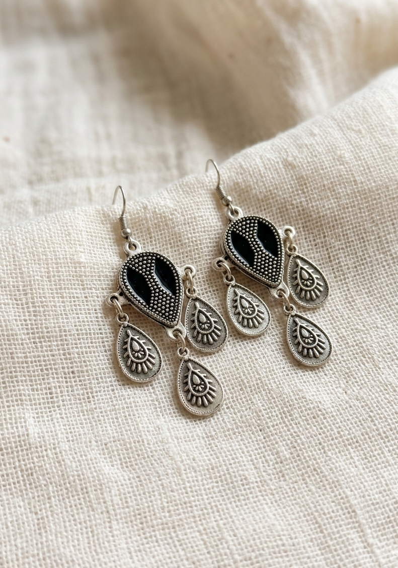 Simha Zamak Earrings