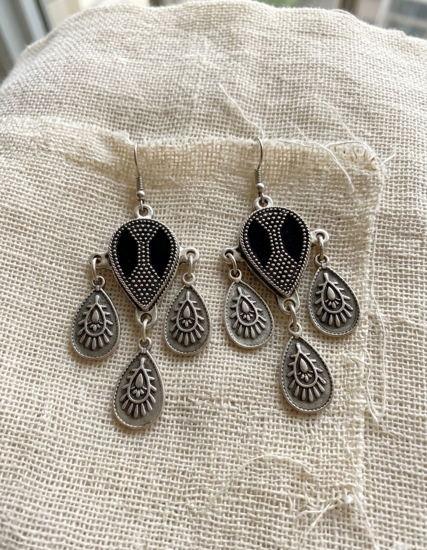 Simha Zamak Earrings
