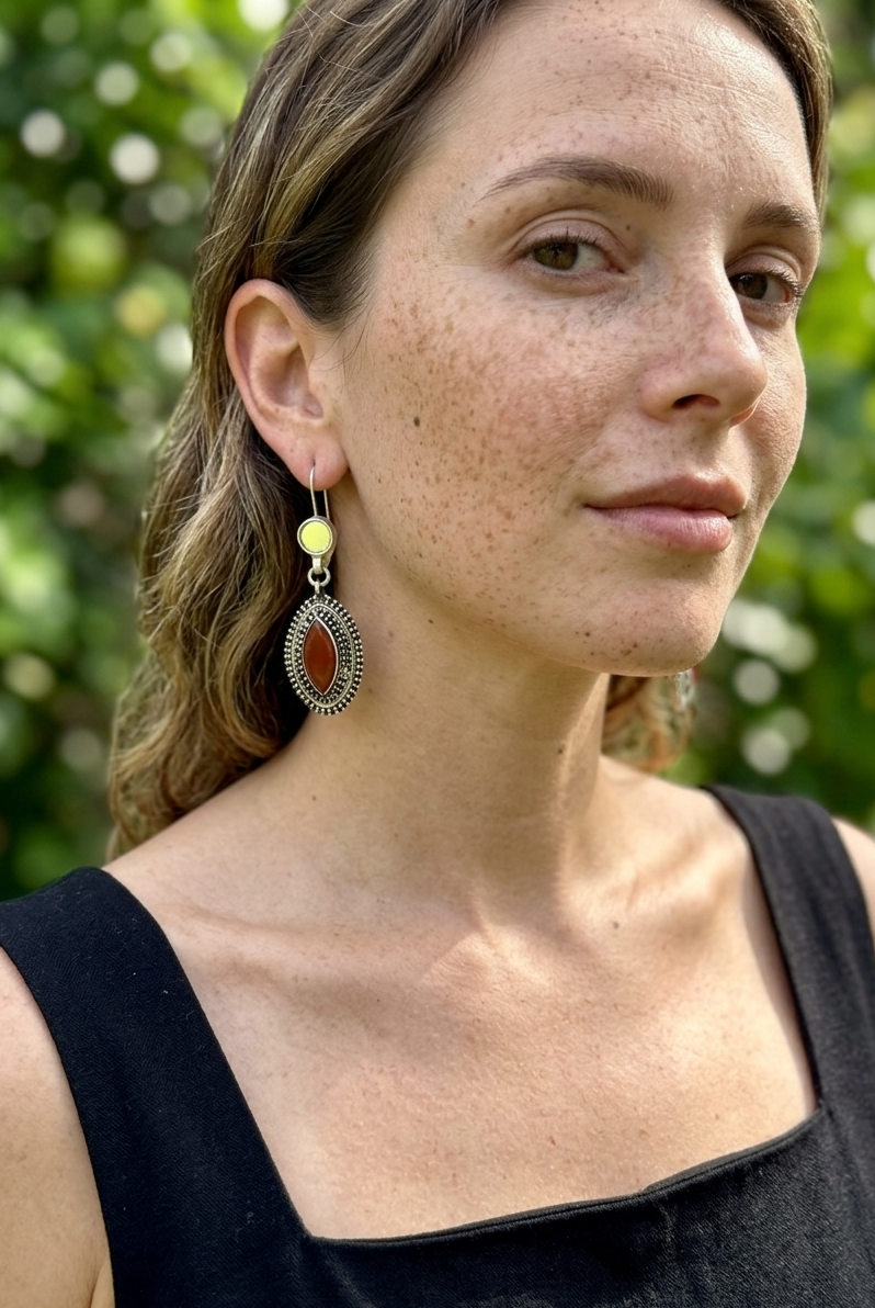 Roomba Zamak Earrings