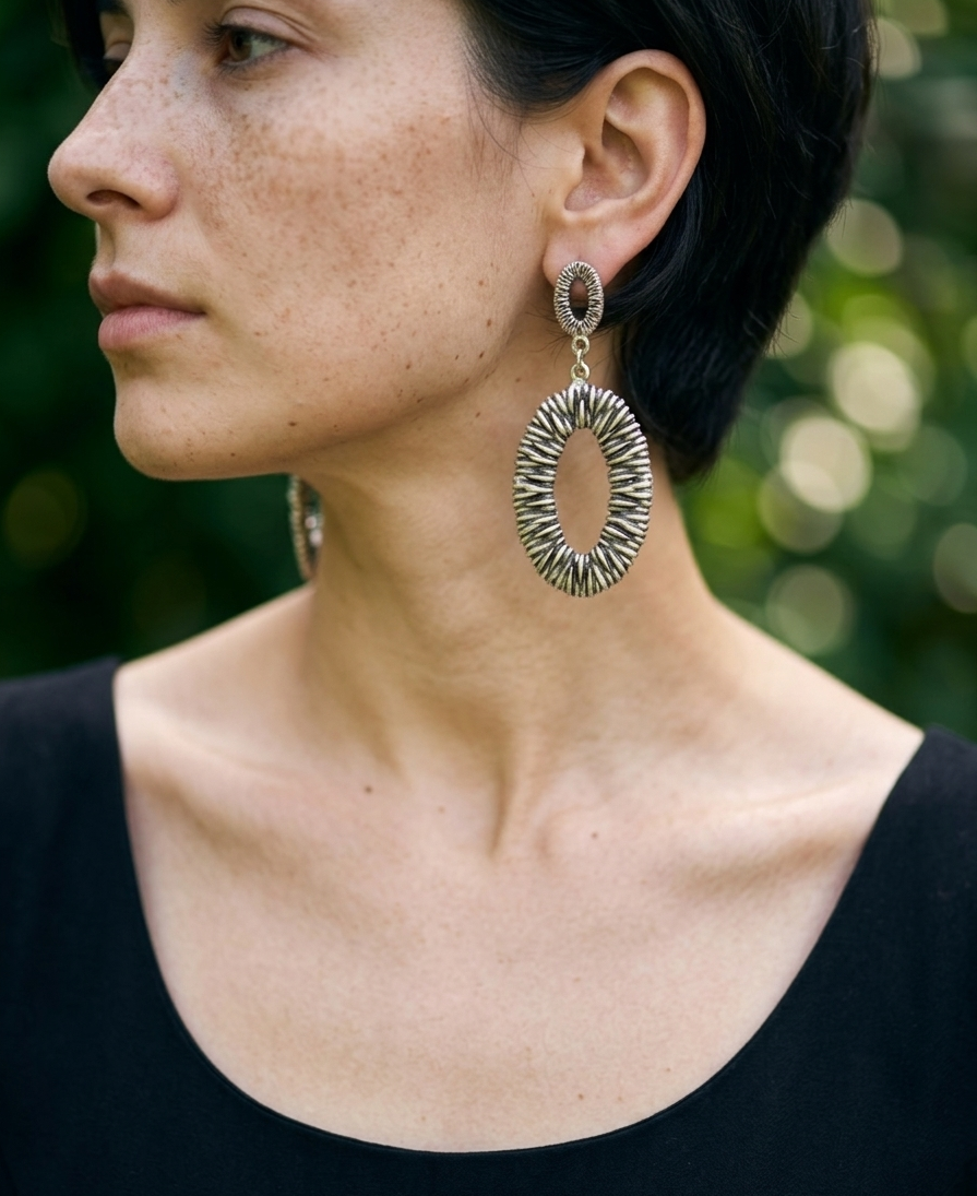 Atriya Zamak Earrings