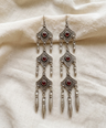 Trikona Zamak Earrings