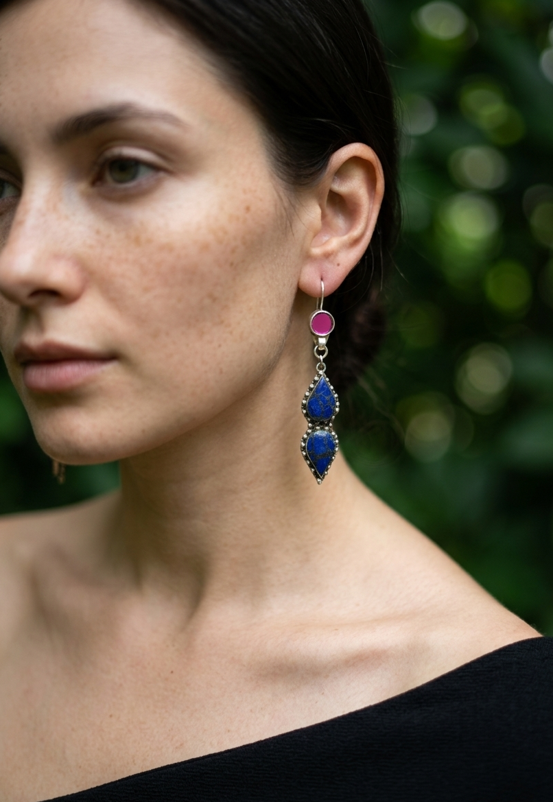 Wahaas Zamak Earrings