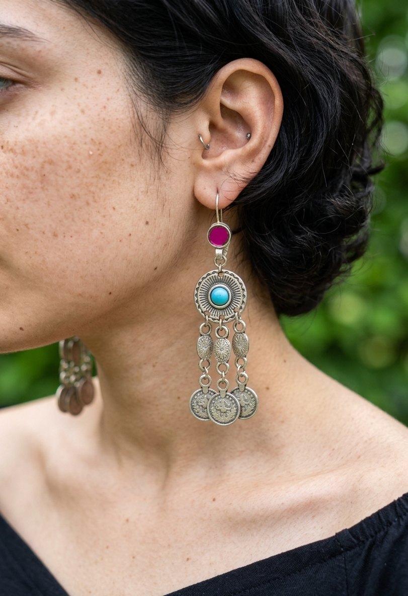 Poli Zamak Earrings