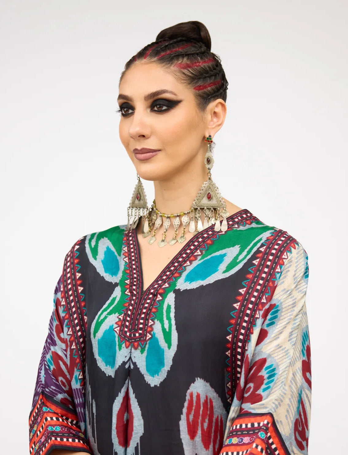 Nazaqat Afghan Earrings