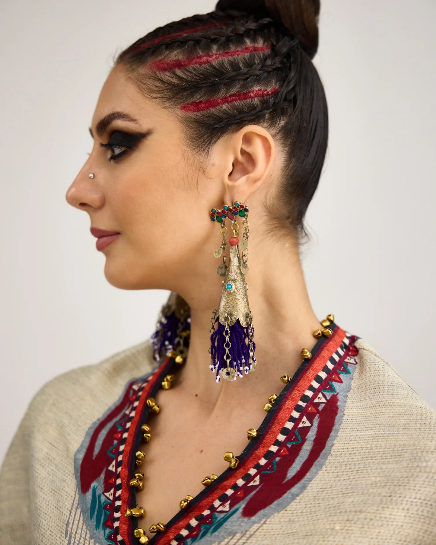 Haazri Afghan Earrings