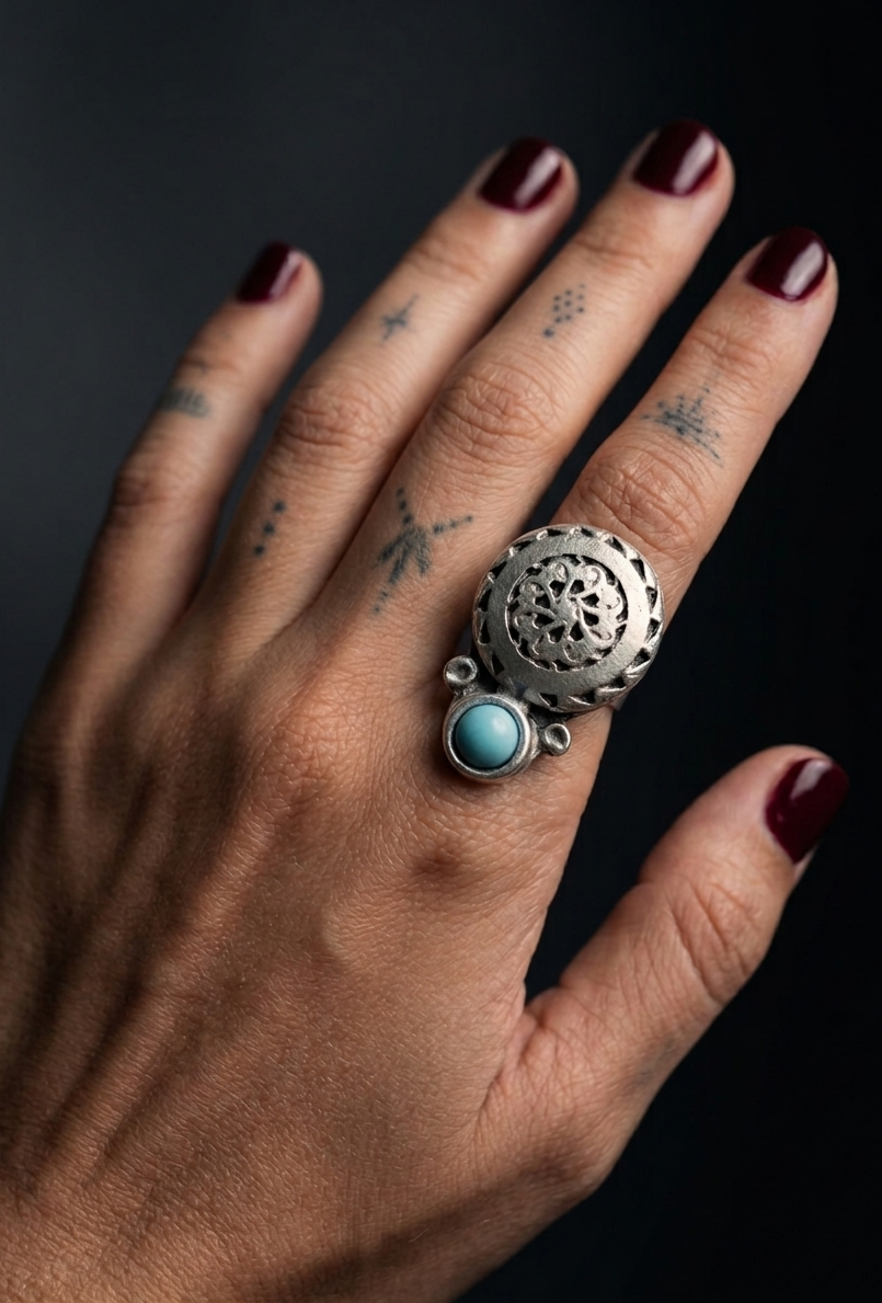 Sumukhi Zamak Ring