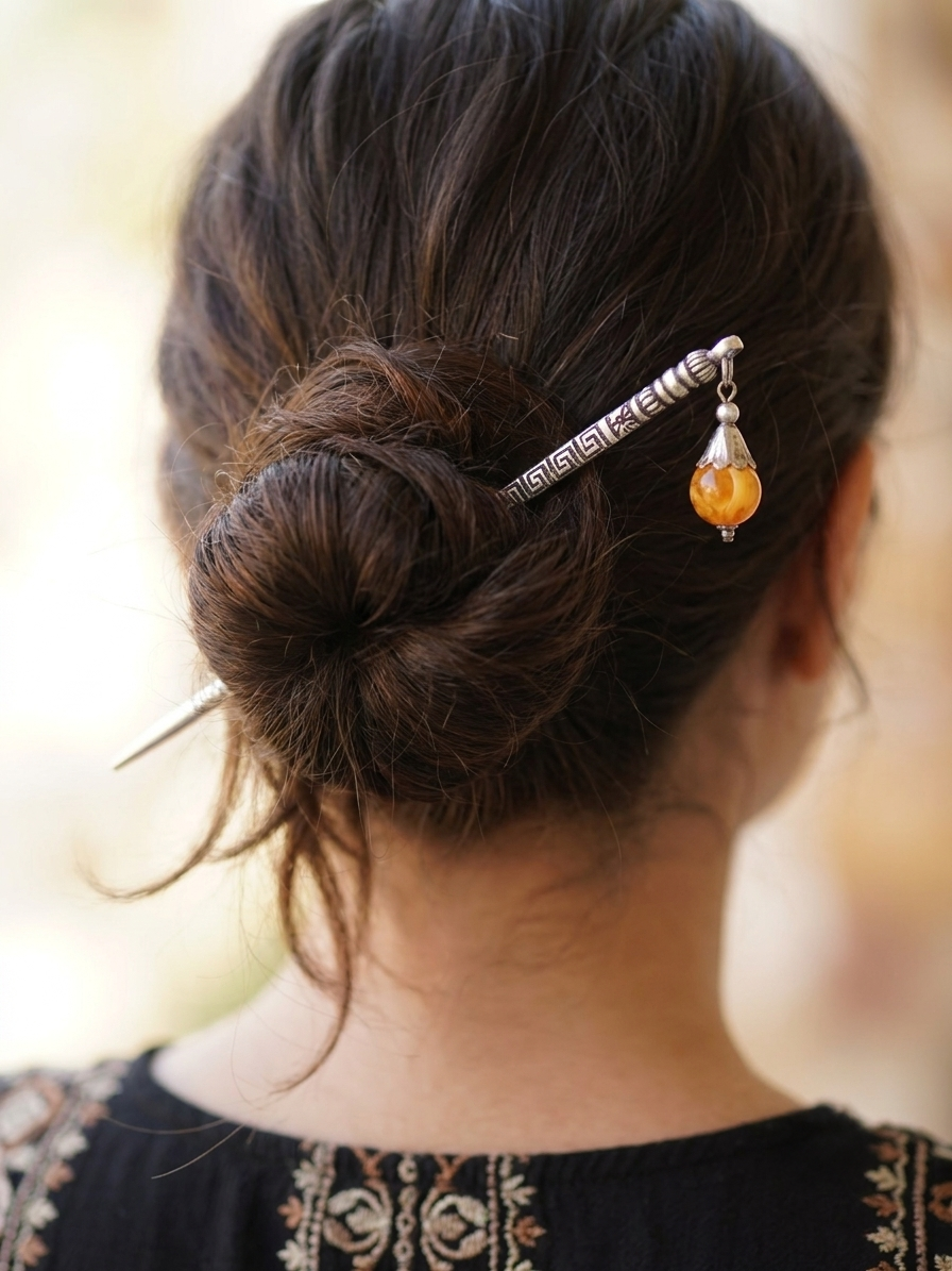 Juhi Hair Bun Juda Stick