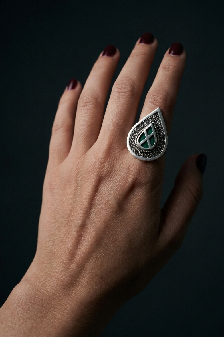 Sehar Zamak Ring