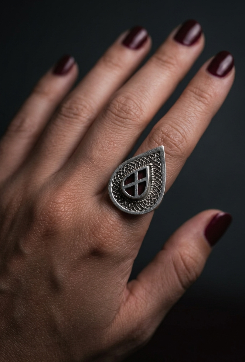 Sehar Zamak Ring