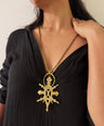 Sehra Brass Necklace