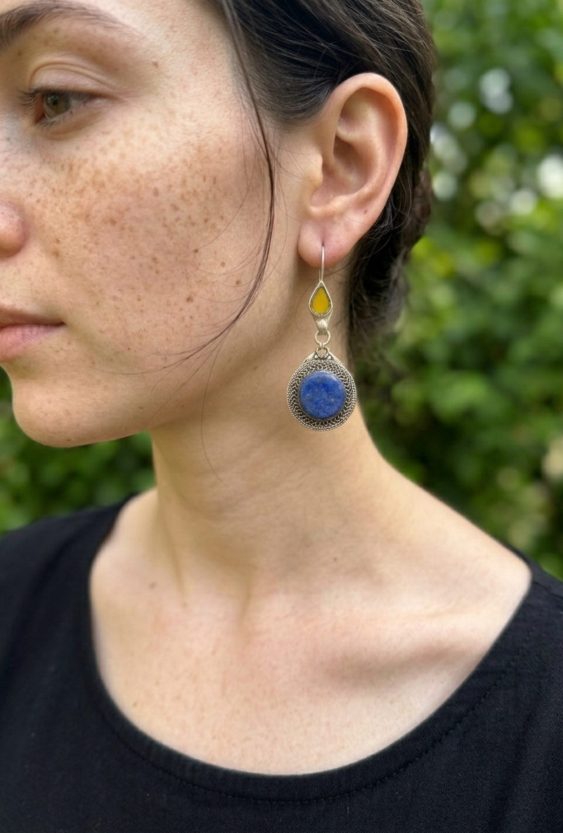 Franzie Zamak Earrings