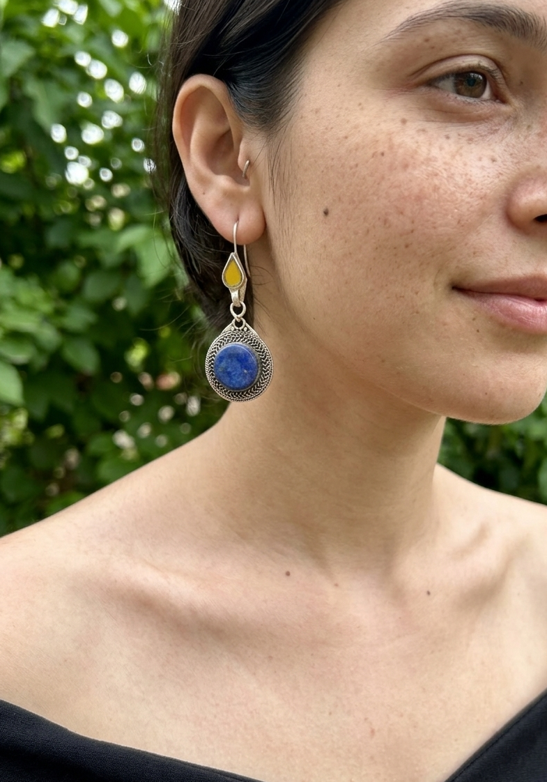 Franzie Zamak Earrings