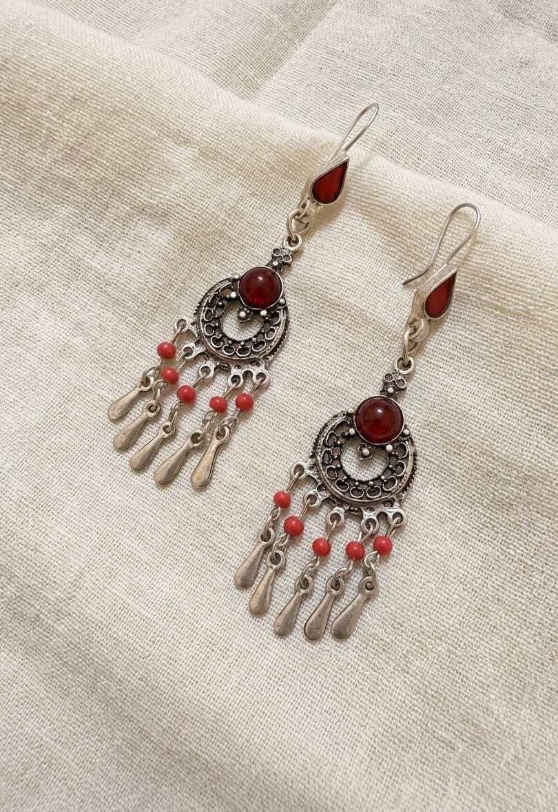 Iota Zamak Earrings