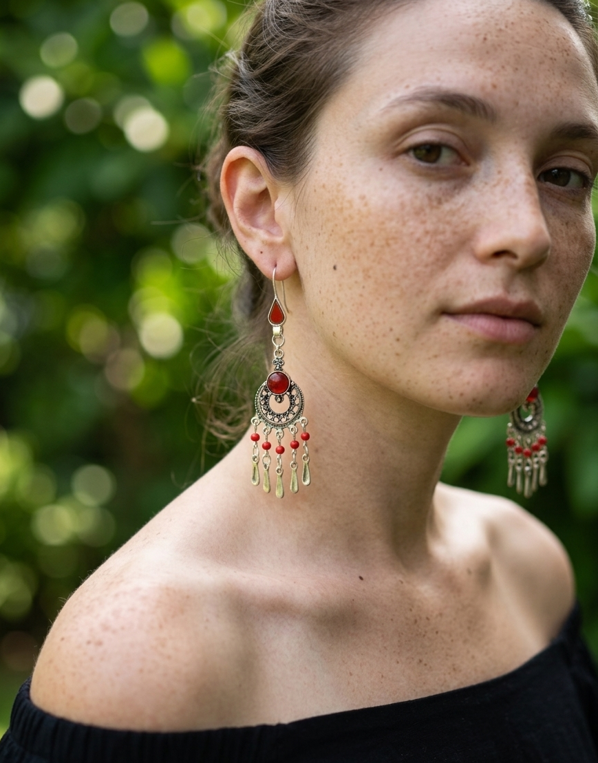 Iota Zamak Earrings