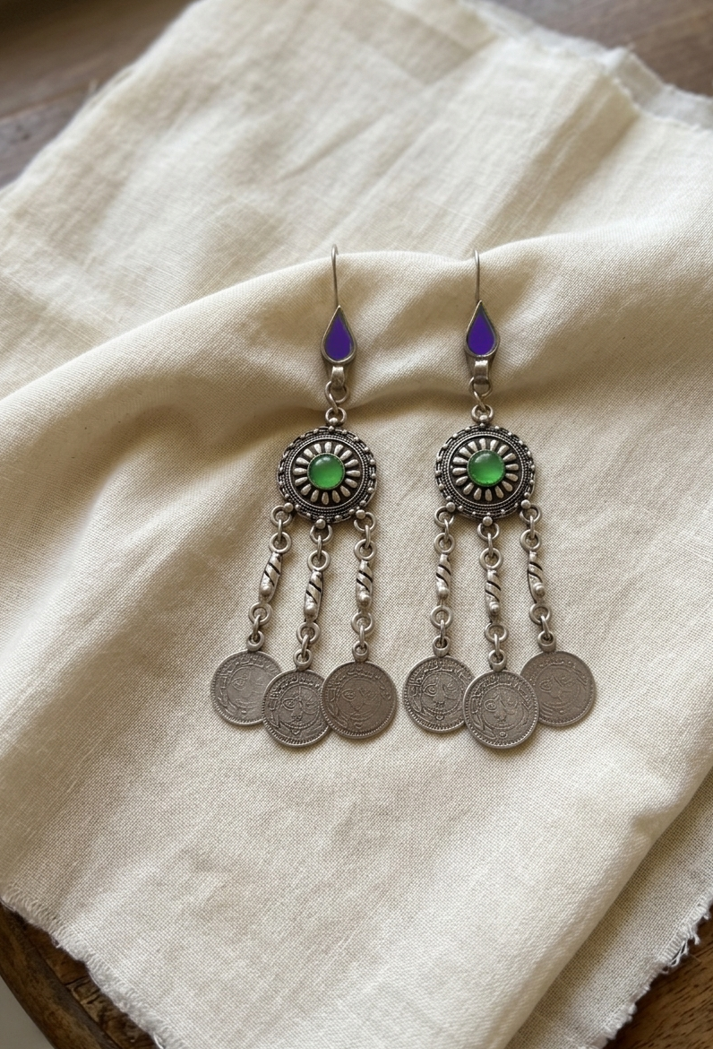 Rupam Zamak Earrings