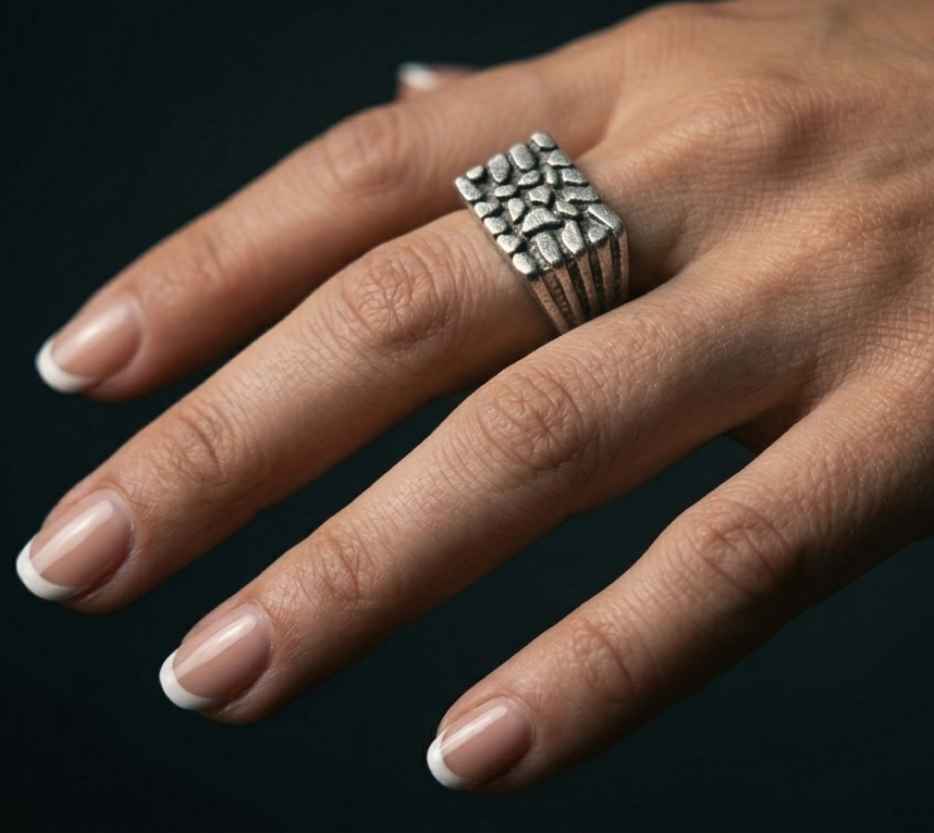 Firoza Zamak Ring