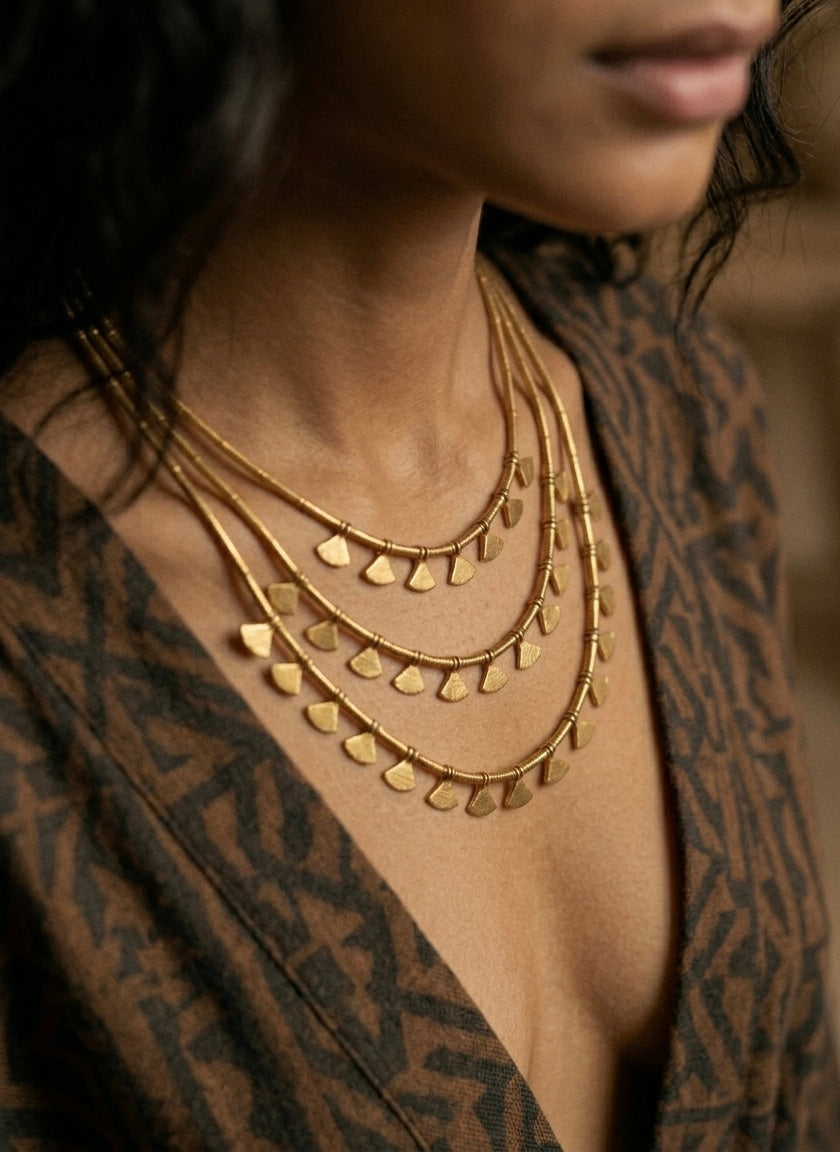 Neha Brass Necklace