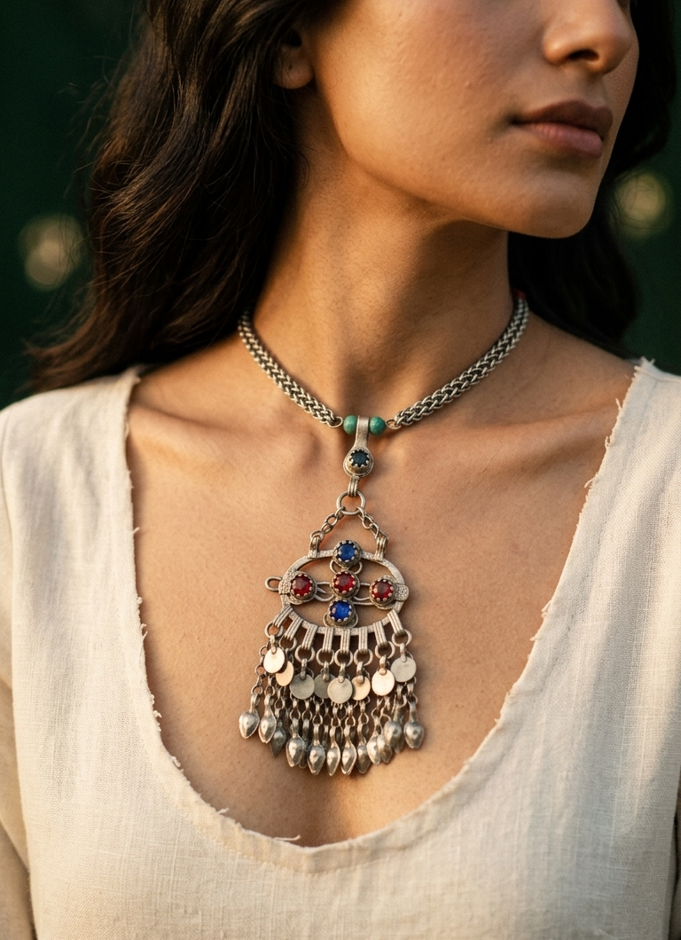 Palika Afghan Necklace