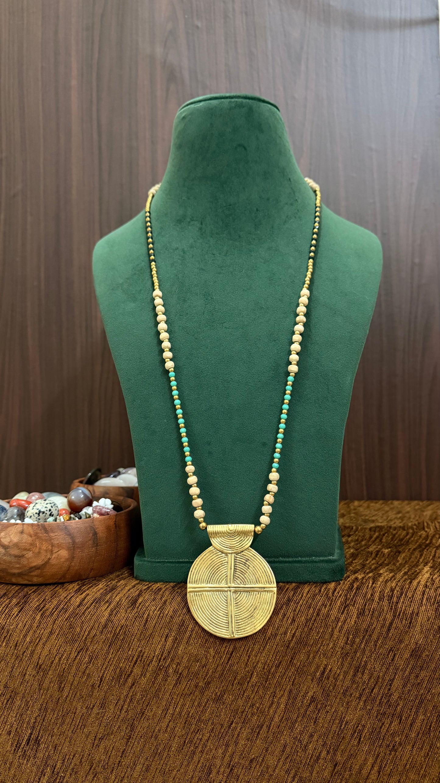 Wahat Brass Necklace