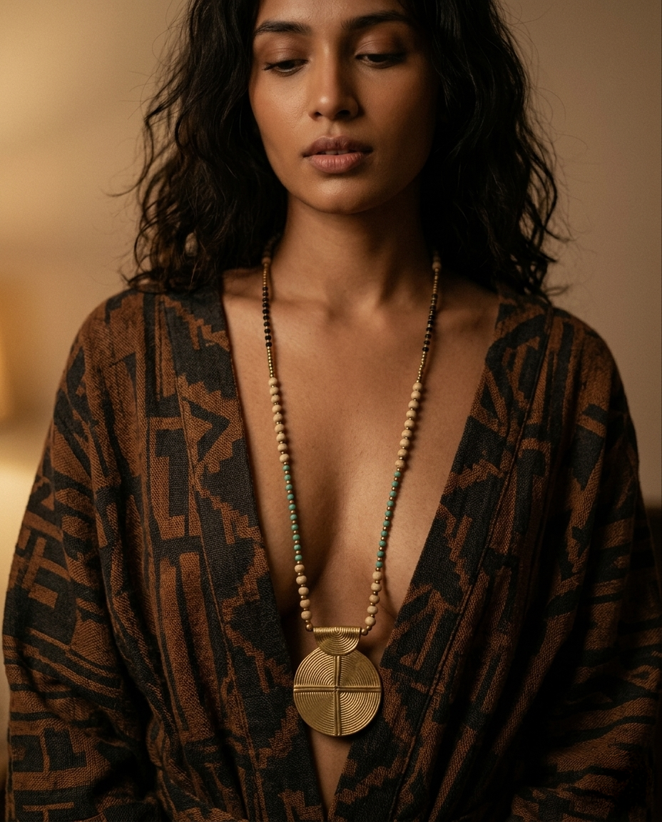 Wahat Brass Necklace