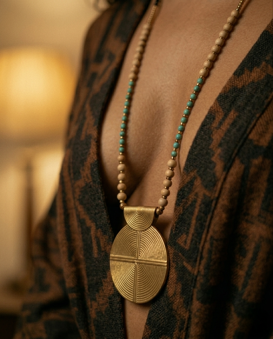Wahat Brass Necklace