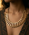 Tyra Brass Necklace