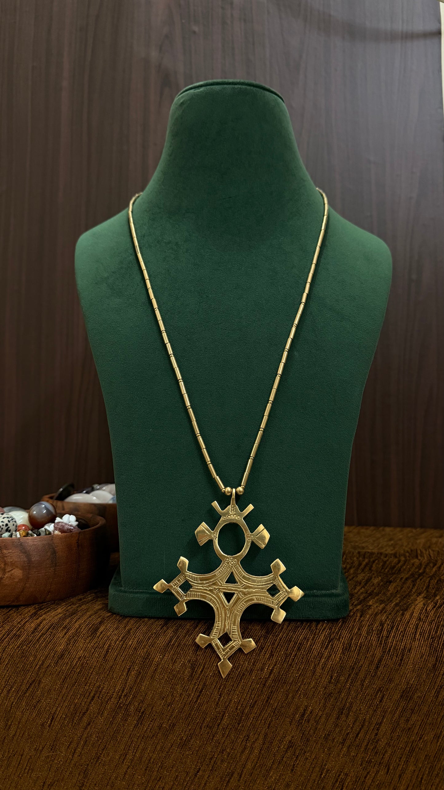 Julia Brass Necklace