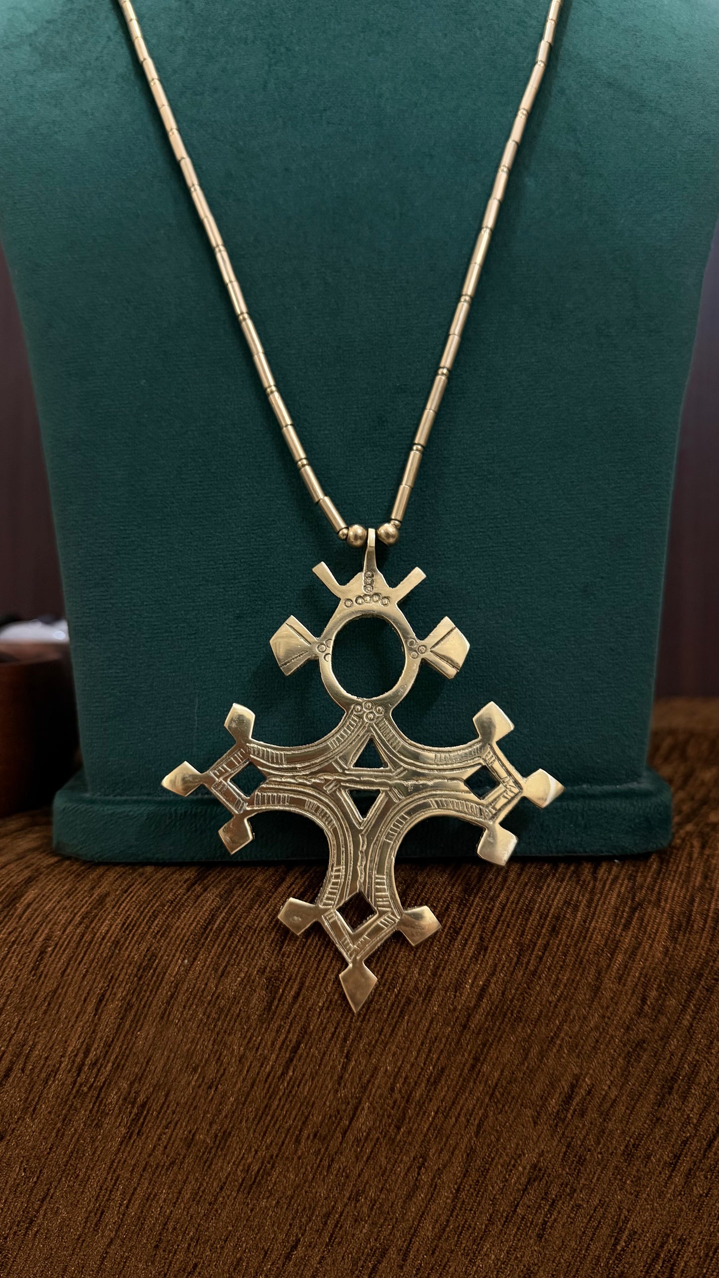 Julia Brass Necklace