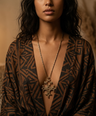 Julia Brass Necklace