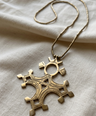 Julia Brass Necklace