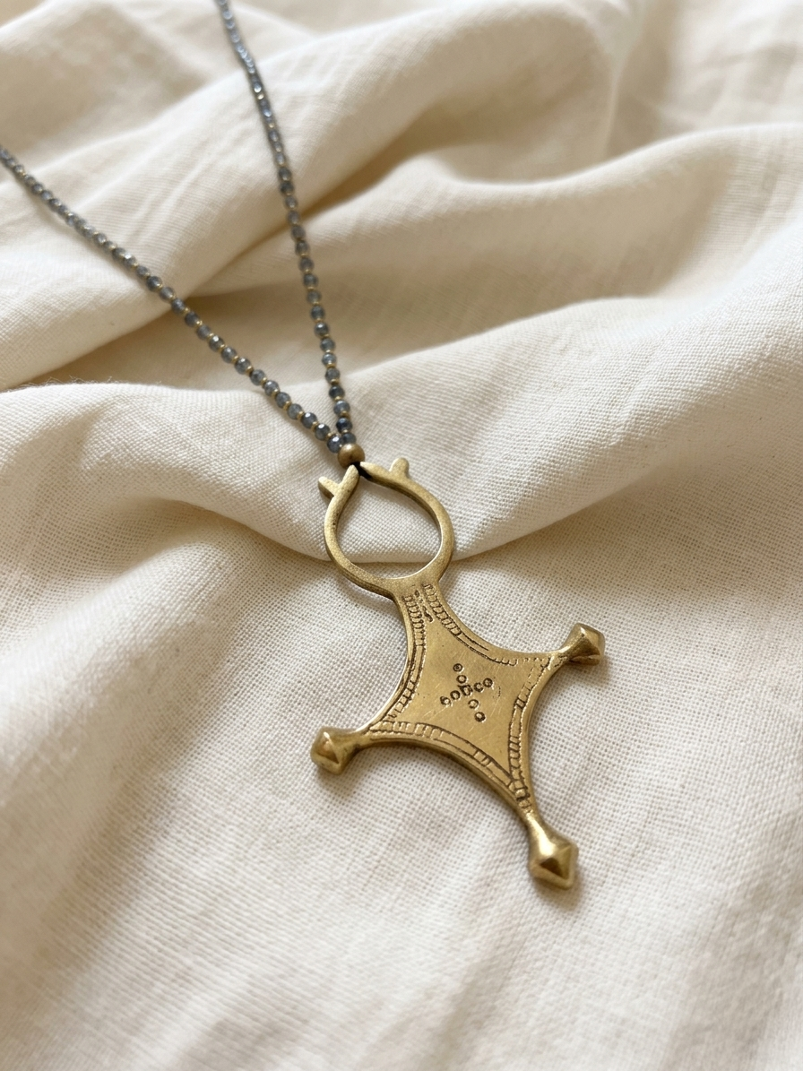 Behar Brass Necklace