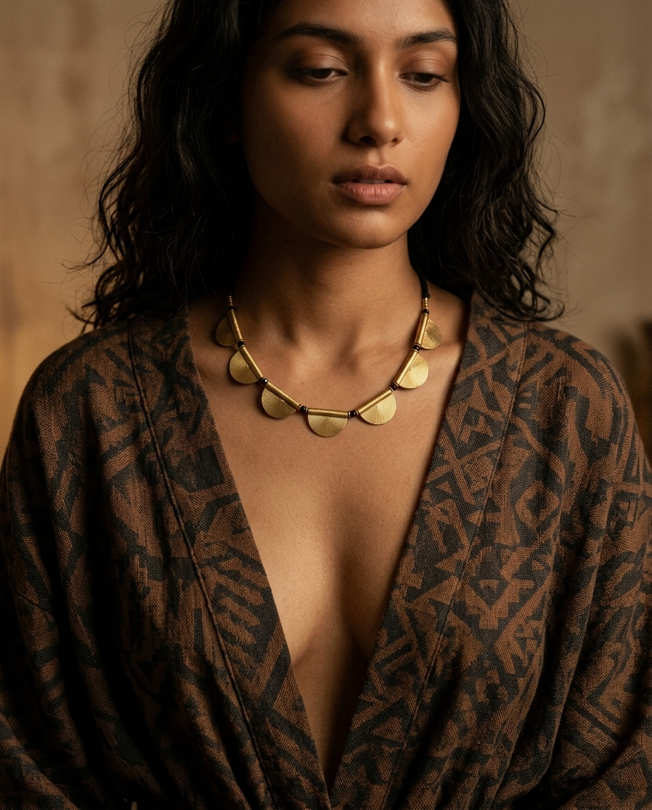 Rita Brass Necklace
