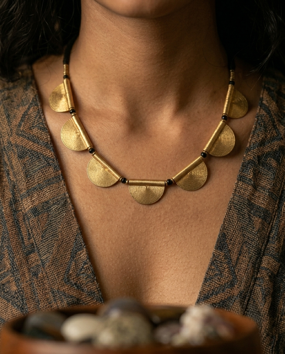 Rita Brass Necklace
