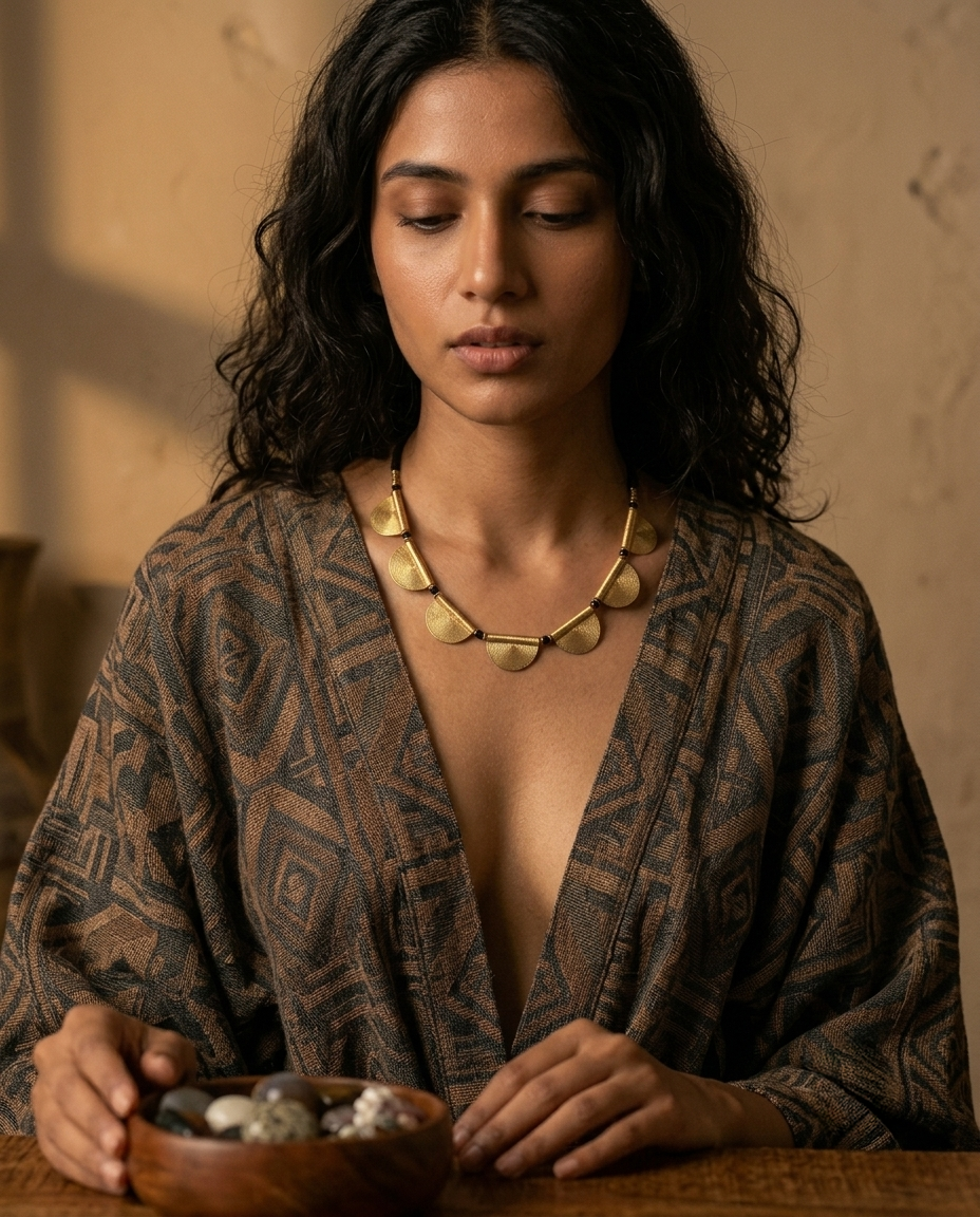 Rita Brass Necklace