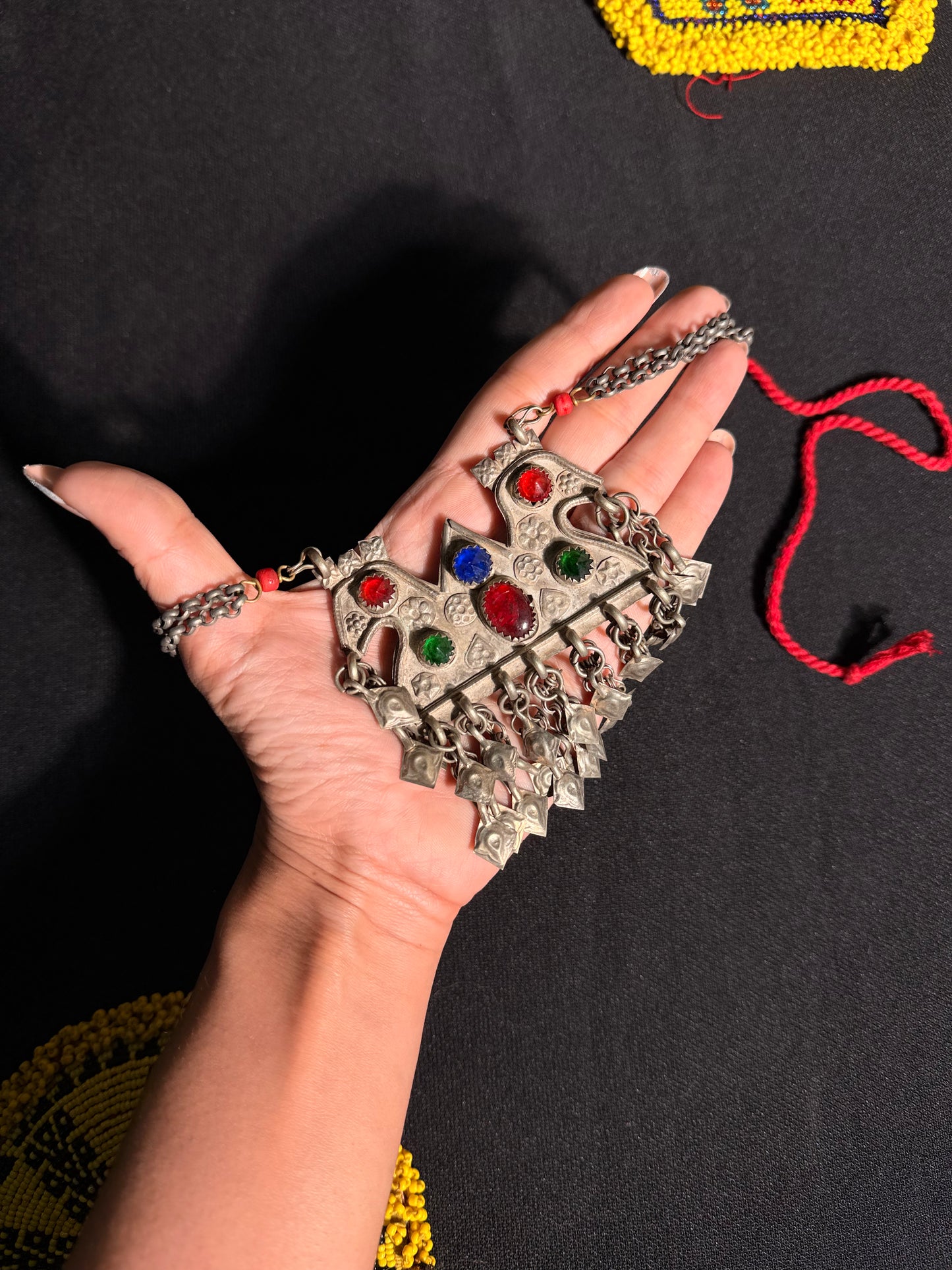 Omkar Afghan Necklace