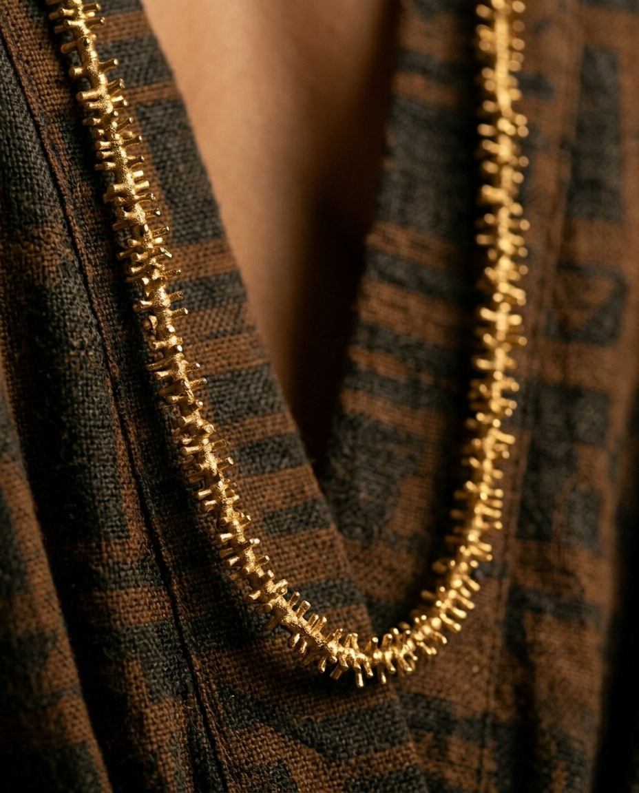 Rumi Brass Necklace