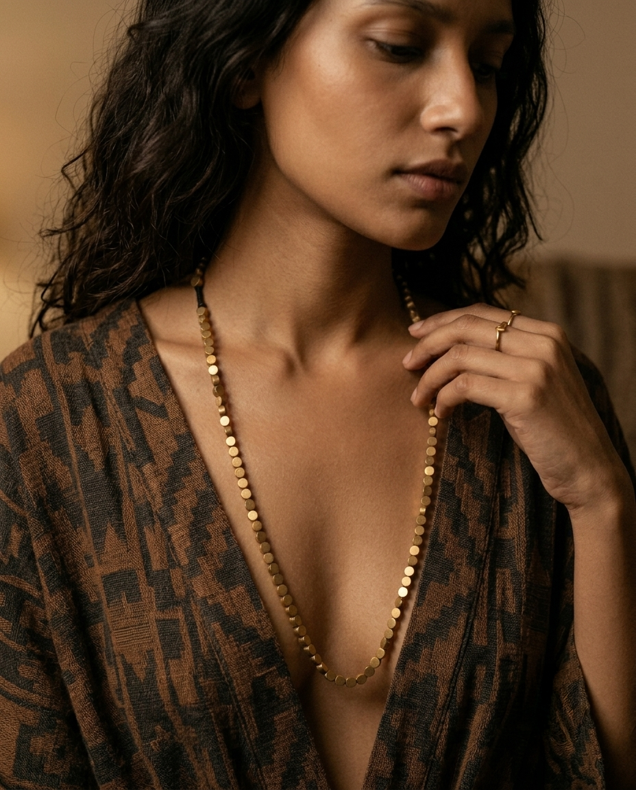 Kim Brass Necklace