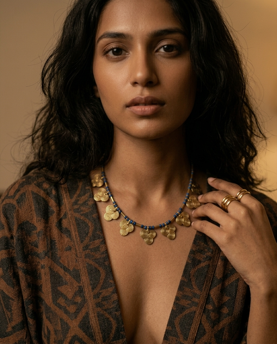 Piyu Brass Necklace