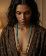 Lizah Brass Necklace
