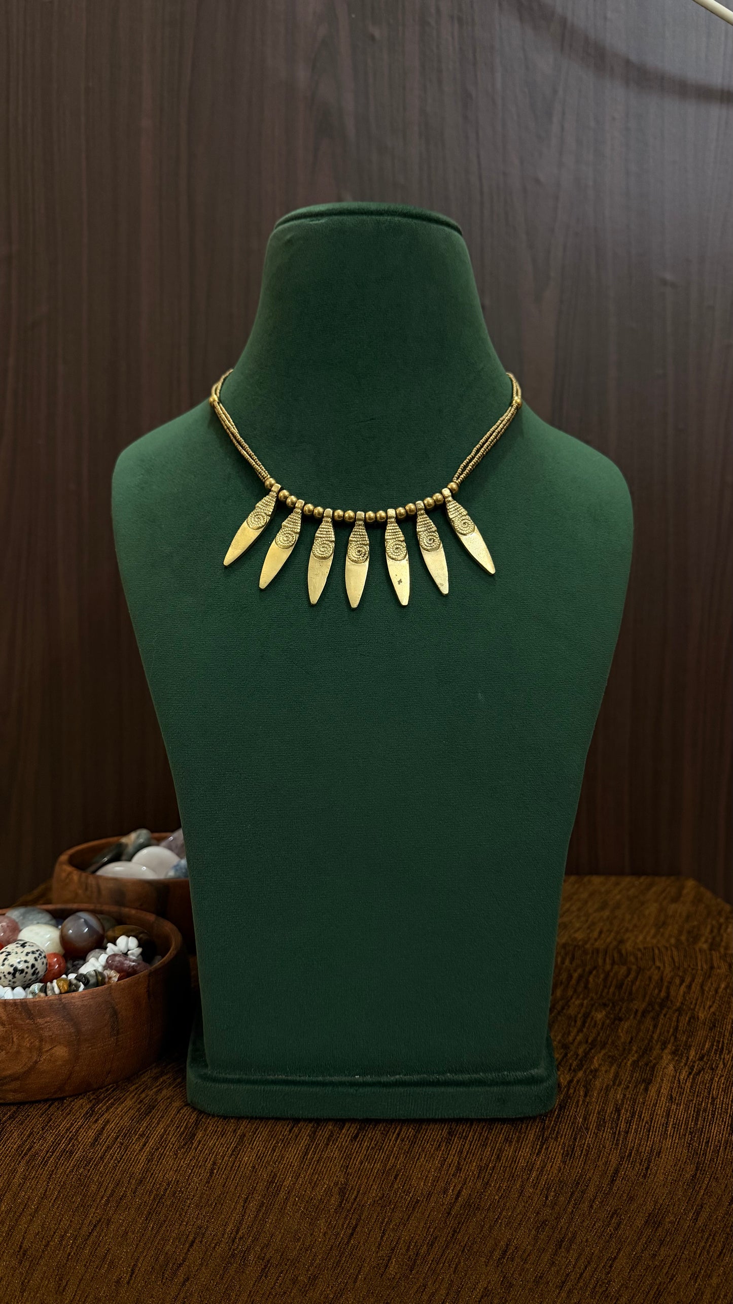 Parna Brass Necklace