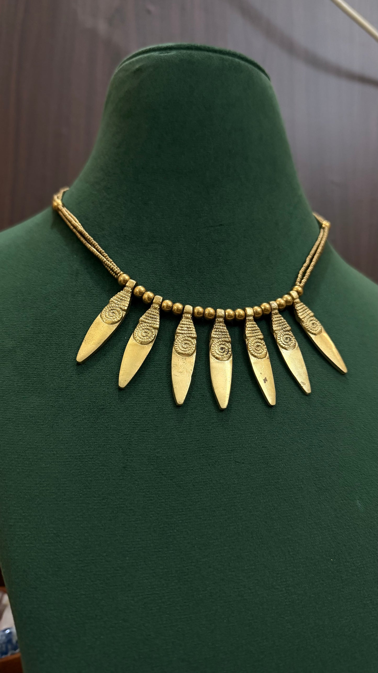 Parna Brass Necklace