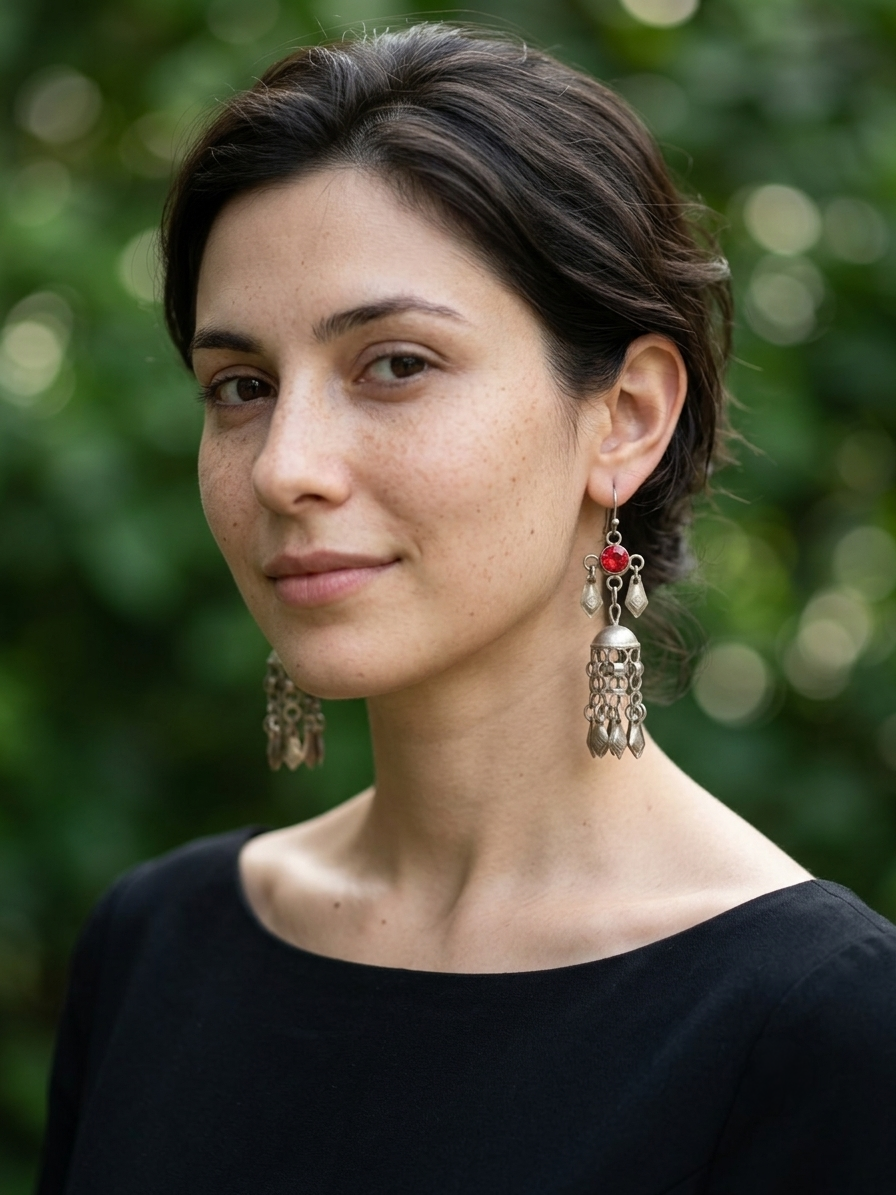 Ranjhana Afghan Earrings