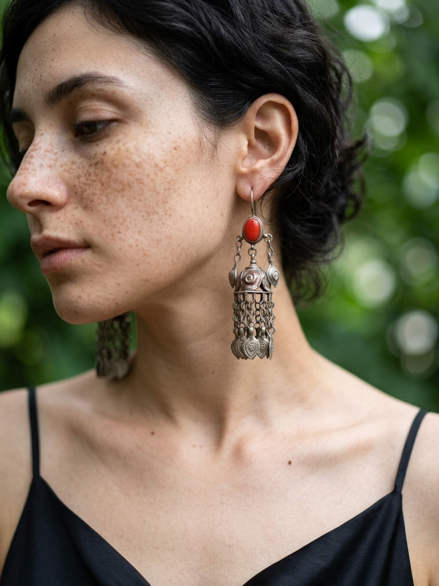Shera Afghan Earrings