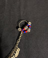 Seeta vintage nose ring with chain