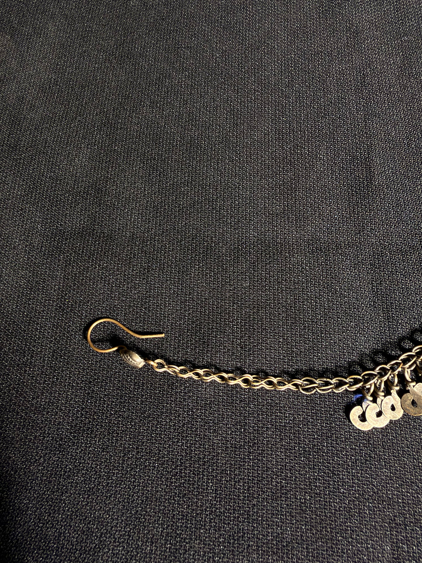 Seeta vintage nose ring with chain