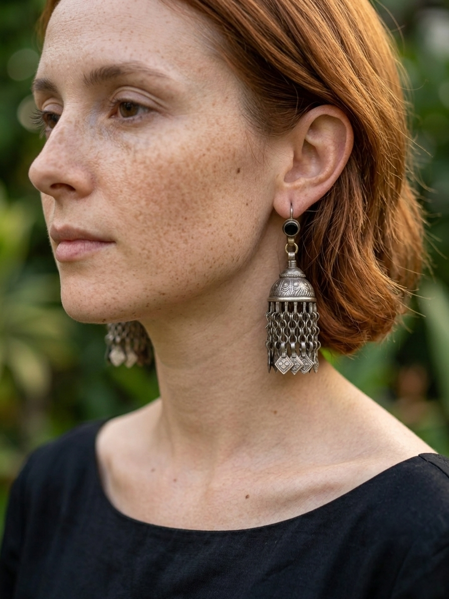 Charkha Afghan Earrings